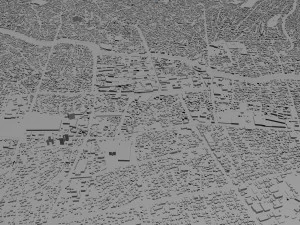 tabriz city iran 50km 3D Model