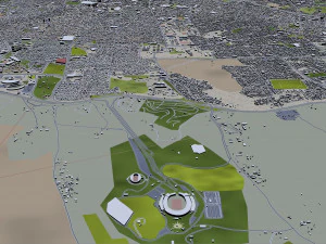 tabriz city iran 50km 3D Model