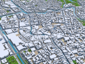 utrecht city netherlands 50km 3D Model