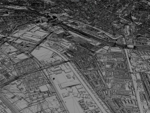 utrecht city netherlands 50km 3D Model