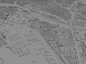 utrecht city netherlands 50km 3D Model