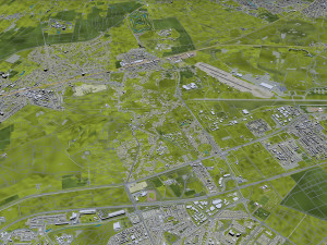 utrecht city netherlands 50km 3D Model