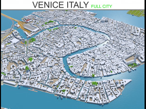 venice city italy 60km 3D Model