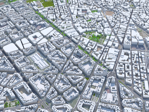 Valencia city spain 70km Modelo 3D