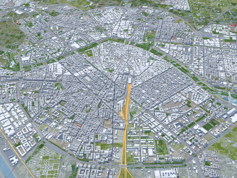 Valencia city spain 70km Modelo 3D