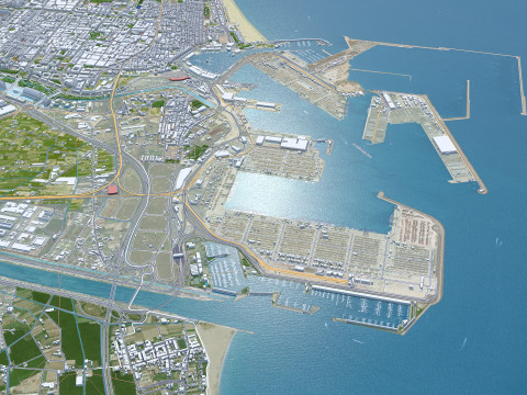 Valencia city spain 70km Modelo 3D