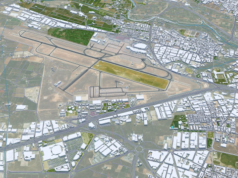Valencia city spain 70km Modelo 3D