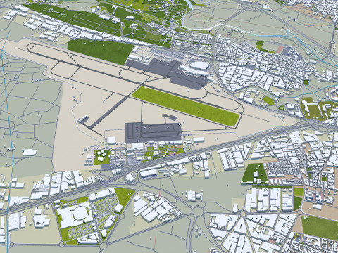 Valencia city spain 70km Modelo 3D