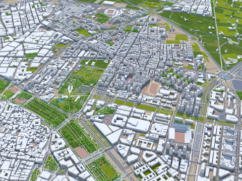 Valencia city spain 70km Modelo 3D