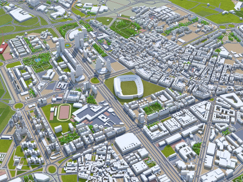 Valencia city spain 70km Modelo 3D