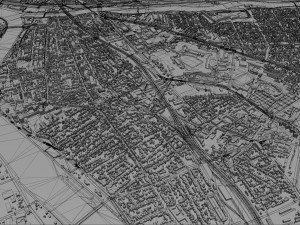 Val-de-marne city grand paris 30km 3D-Modell