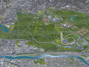 Val-de-marne city grand paris 30km 3D-Modell