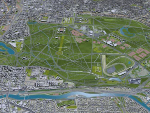 Val-de-marne city grand paris 30km 3D Model