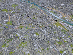 Val-de-marne city grand paris 30km 3D-Modell