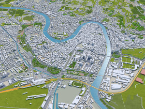 verona city italy 120km 3D Model