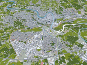 verona city italy 120km 3D Model
