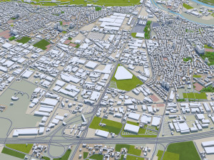 verona city italy 120km 3D Model