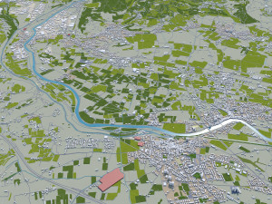 verona city italy 120km 3D Model