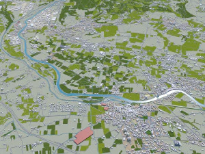 verona city italy 120km 3D Model
