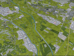 verona city italy 120km 3D Model