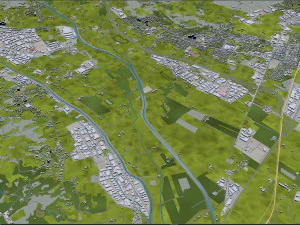 verona city italy 120km 3D Model
