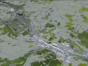 verona city italy 120km 3D Model