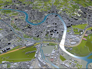 verona city italy 120km 3D Model