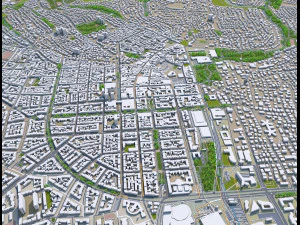 miasto wiesbaden w niemczech 50 km Model 3D
