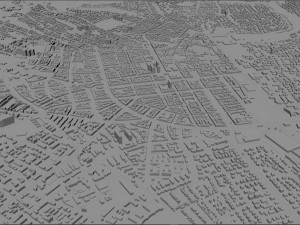 wiesbaden city germany 50km 3Dモデル