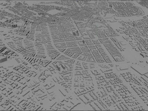 miasto wiesbaden w niemczech 50 km Model 3D