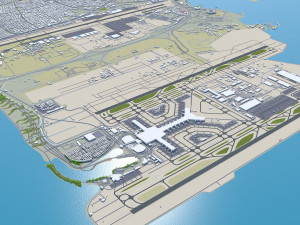 Doha city Qatar 50km 3D Модель