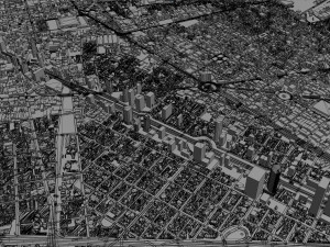 Mexico Downtown City Mexico 10km Modèle 3D