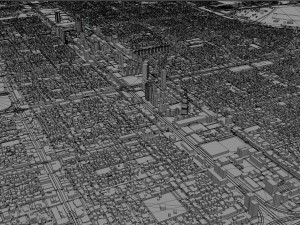 Riyadh Downtown city Saudi Arabia 15km Modelo 3D