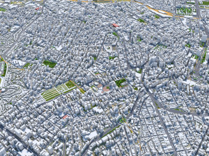 Sao Paulo downtown city brazil 30km Modelo 3D