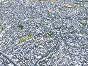 Sao Paulo downtown city brazil 30km 3D Model