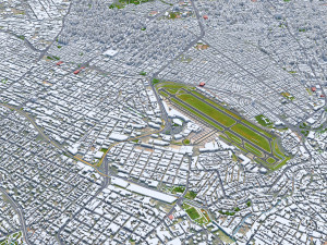 Sao Paulo downtown city brazil 30km Modelo 3D