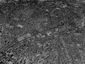 Sao Paulo downtown city brazil 30km Modelo 3D