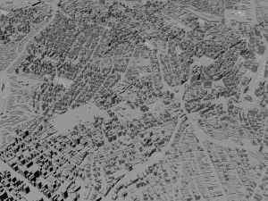 Sao Paulo downtown city brazil 30km 3D Model