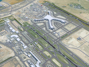 Abu Dhabi Airport 15km Modelo 3D