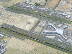 Abu Dhabi Airport 15km Modelo 3D