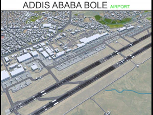 Addis Ababa Bole Airport 10km 3D Model