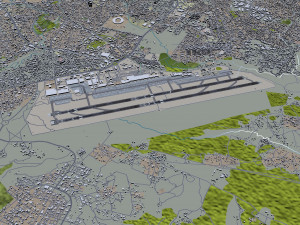 Addis Ababa Bole Airport 10km 3D Model