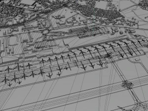 Addis Ababa Bole Airport 10km 3D Model