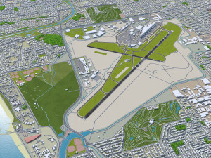 Adelaide Airport 10km Modelo 3D