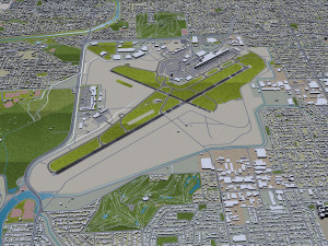 Adelaide Airport 10km Modelo 3D