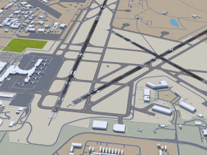 Albuquerque International 15km 3D Model