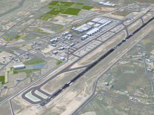 Alicante - Elche Airport 10km Modelo 3D
