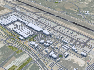 Alicante - Elche Airport 10km Modelo 3D
