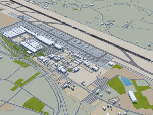 Alicante - Elche Airport 10km Modelo 3D