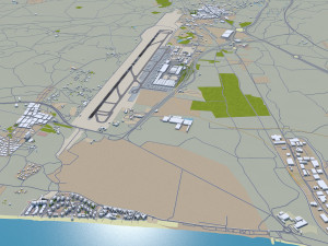Alicante - Elche Airport 10km Modelo 3D